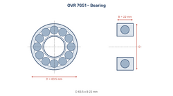 OVR 7651 Bearing